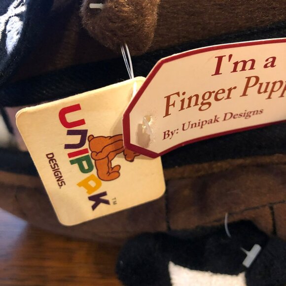 VTG Unipak Plush 10" Pirate Finger Puppet NWT Ship, Pirate Dogs - Picture 7 of 9